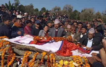 जनताका प्यारा वलीकाे दागमा अन्त्यष्ठि