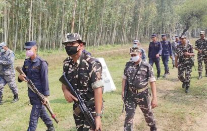 निर्वाचनलाई लक्षित गरि सिमानामा संयुक्त गस्ती