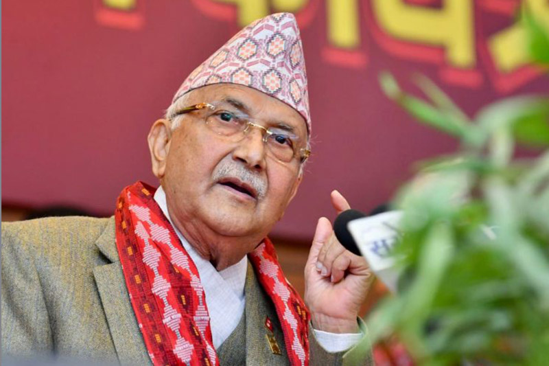 ओलीले आज  ७५३ स्थानीय तहको अध्यक्षसँग अन्तरक्रिया गर्दै