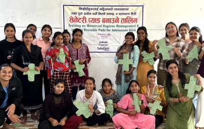 सेनेटरी प्याड बनाउने तालिम सम्पन्न